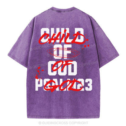 Child Of God Christian Washed T-Shirt