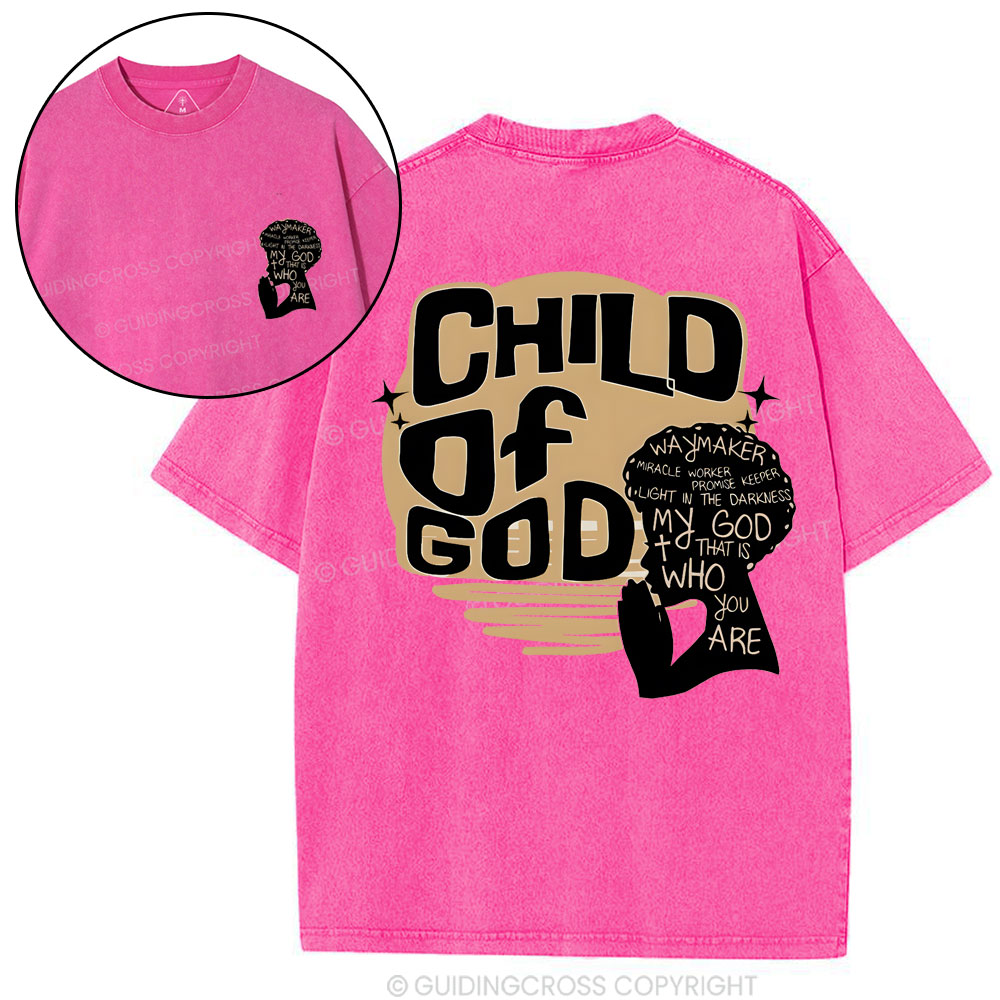 Child Of God Christian Washed T-Shirt