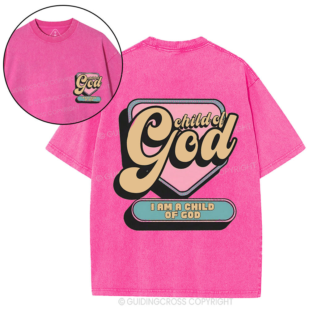 Child Of God Christian Washed T-Shirt