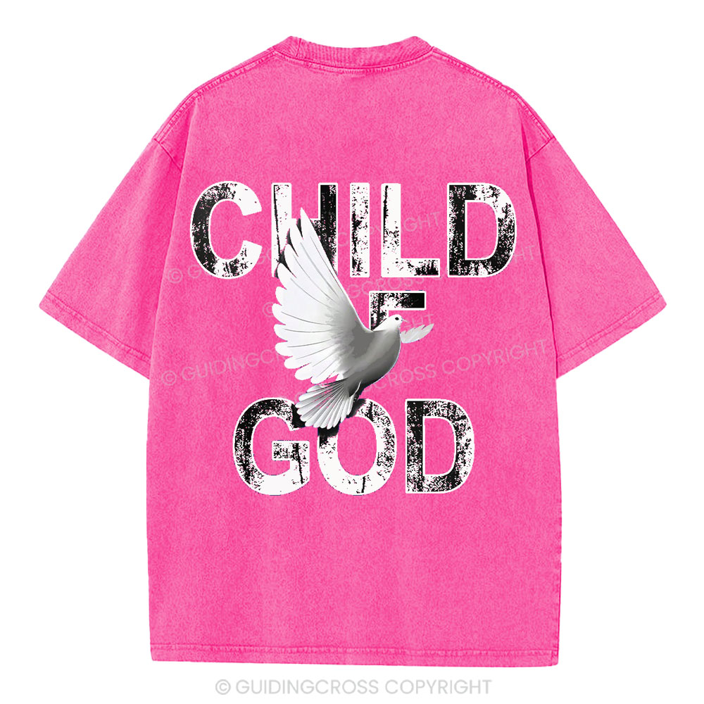 Child Of God Christian Washed T-Shirt