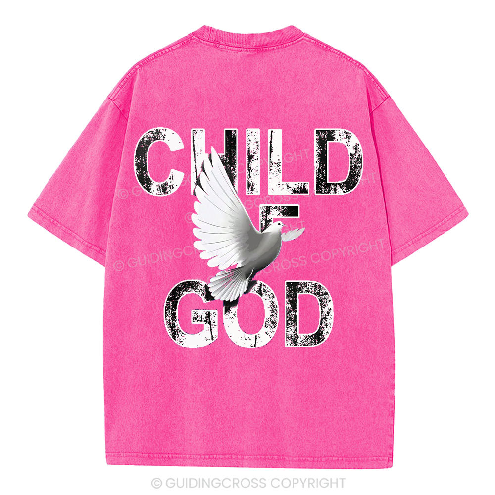 Child Of God Christian Washed T-Shirt