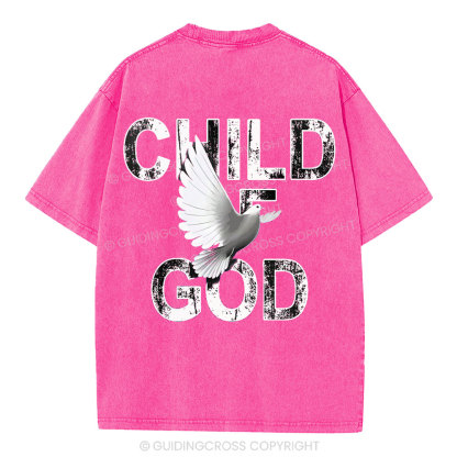Child Of God Christian Washed T-Shirt
