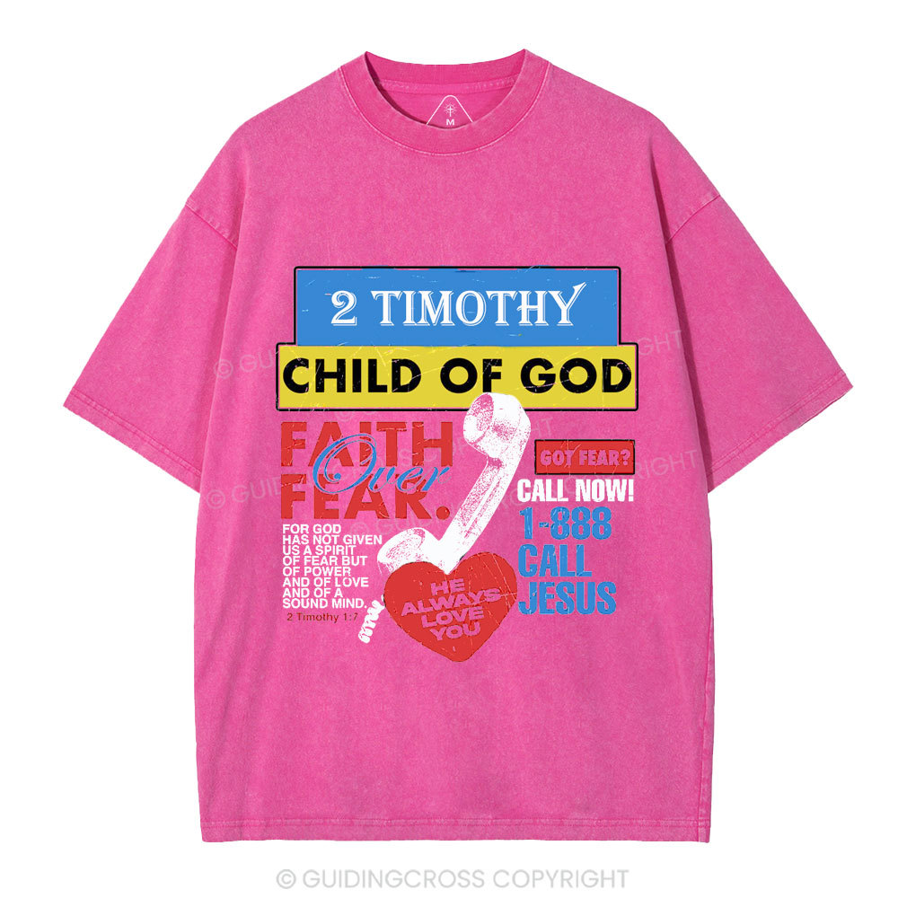 Child Of God Christian Washed T-Shirt