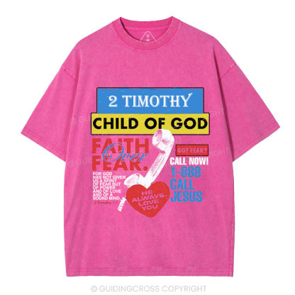 Child Of God Christian Washed T-Shirt