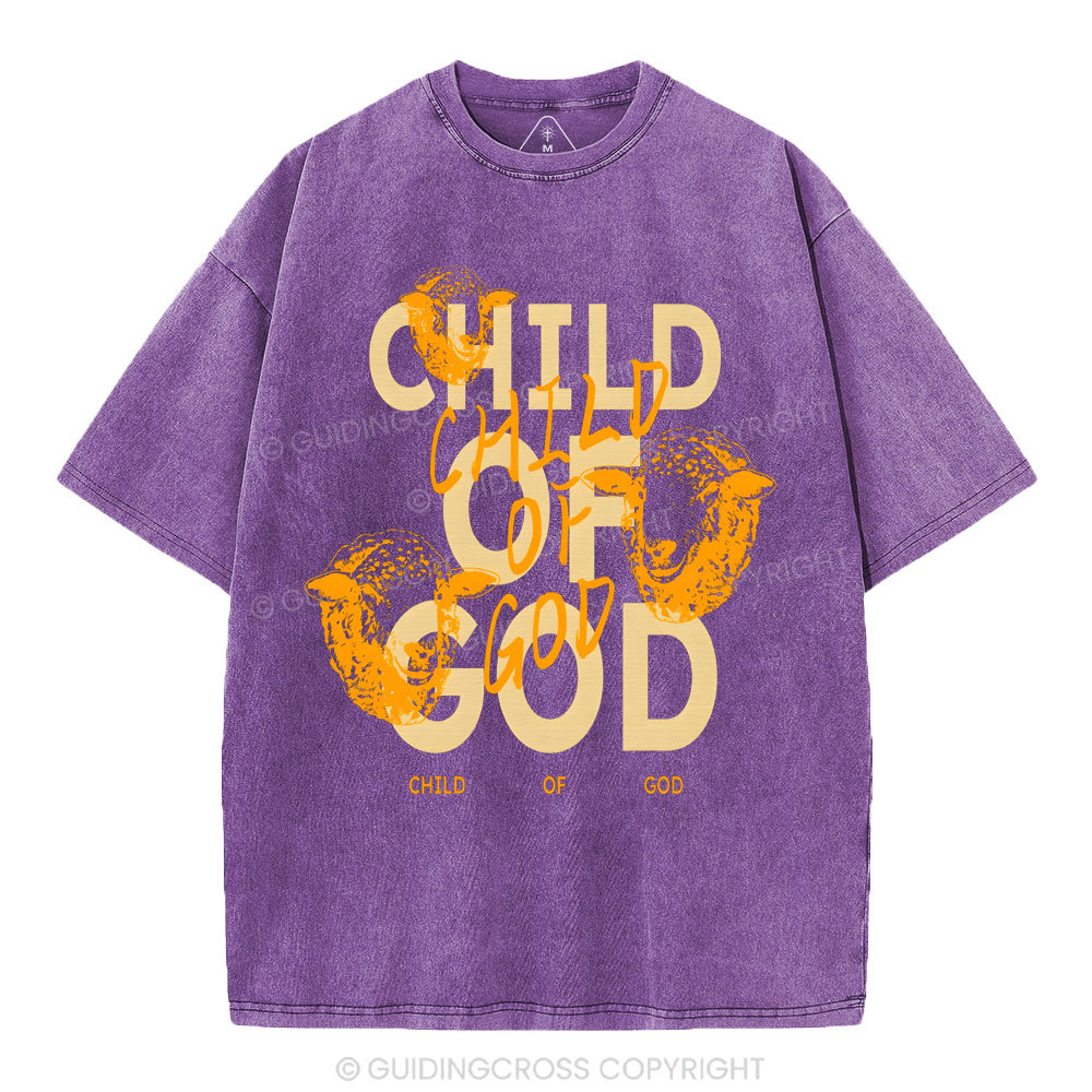 Child Of God Christian Washed T-Shirt