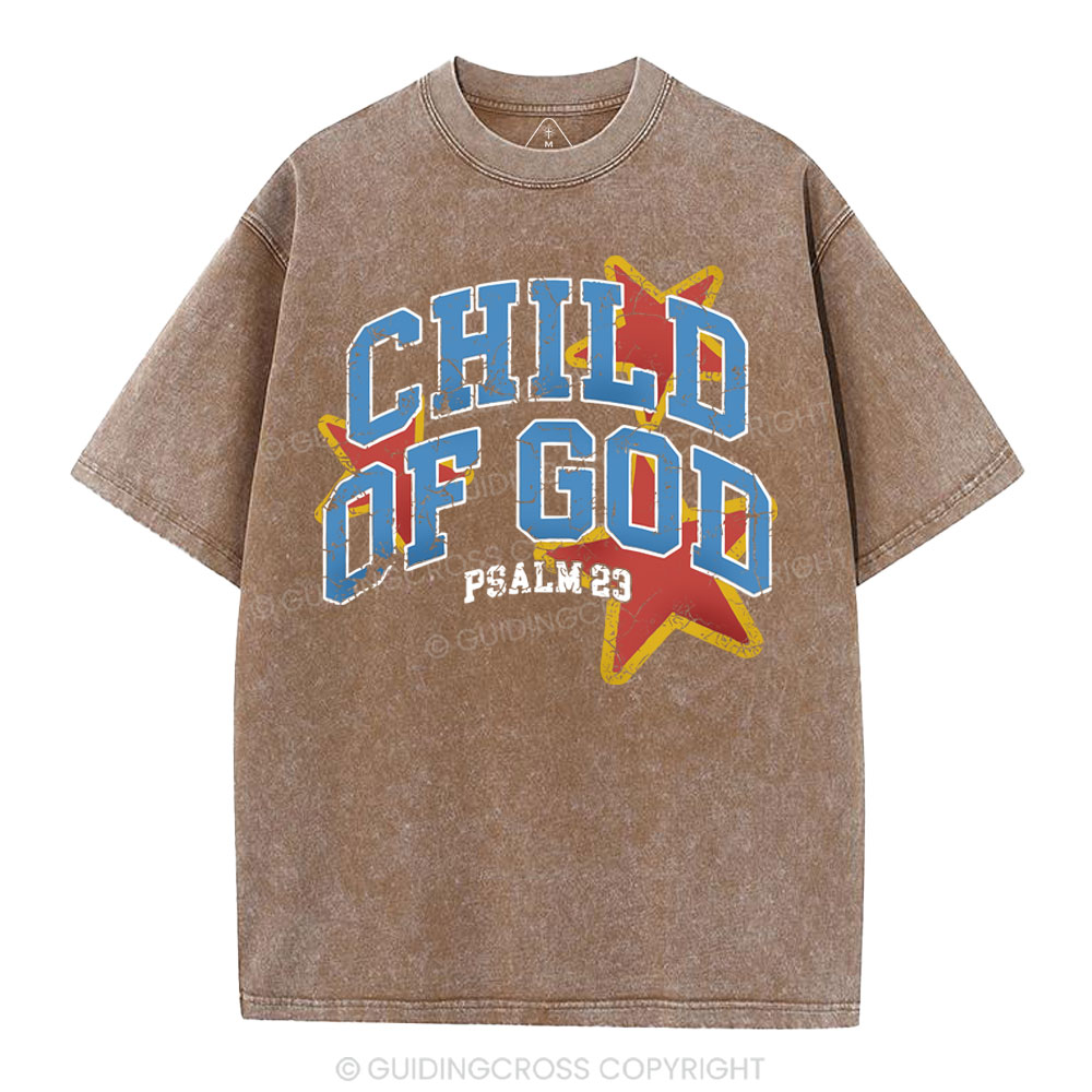 Child Of God Christian Washed T-Shirt