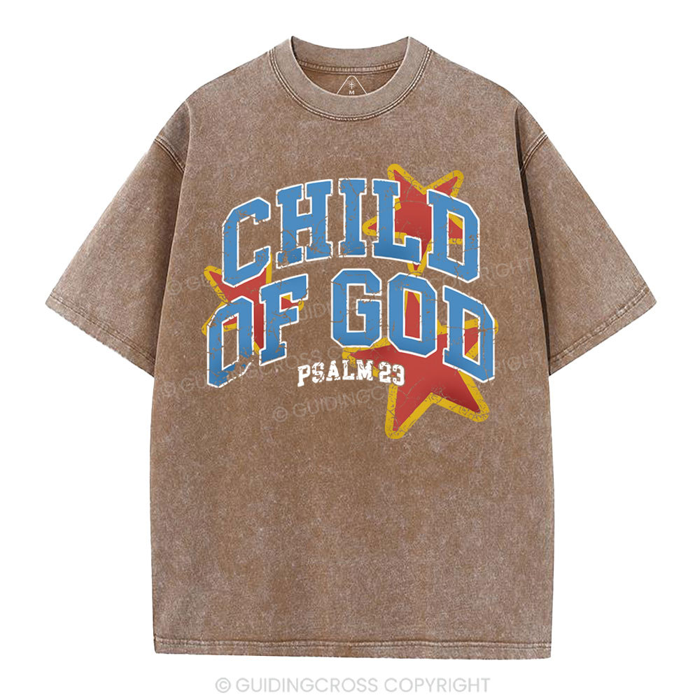 Child Of God Christian Washed T-Shirt
