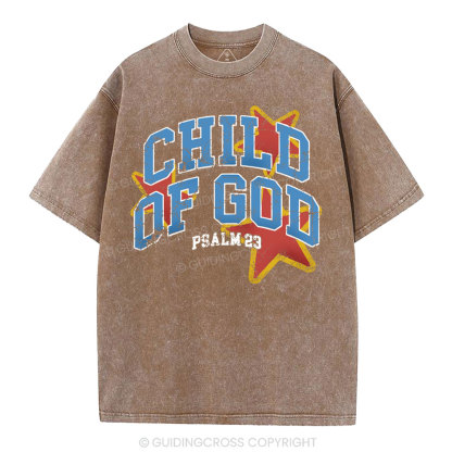 Child Of God Christian Washed T-Shirt
