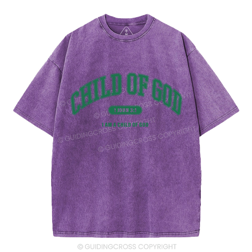 Child Of God Christian Washed T-Shirt