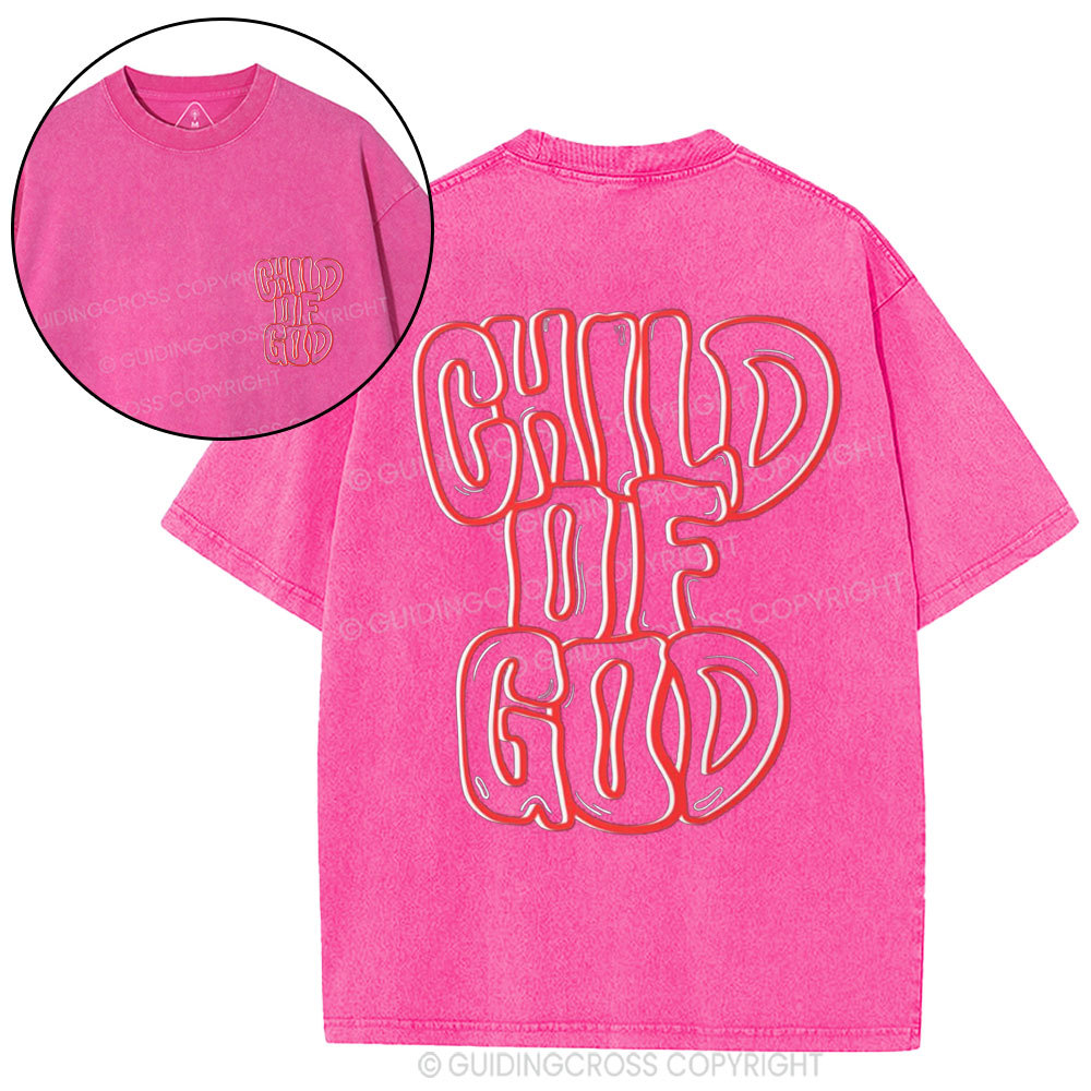 Child Of God Christian Washed T-Shirt