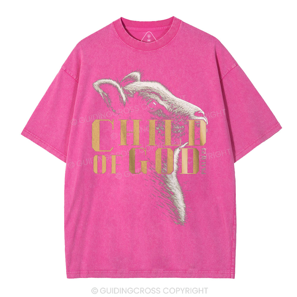 Child Of God Christian Washed T-Shirt
