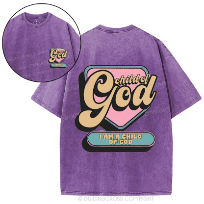 Child Of God Christian Washed T-Shirt