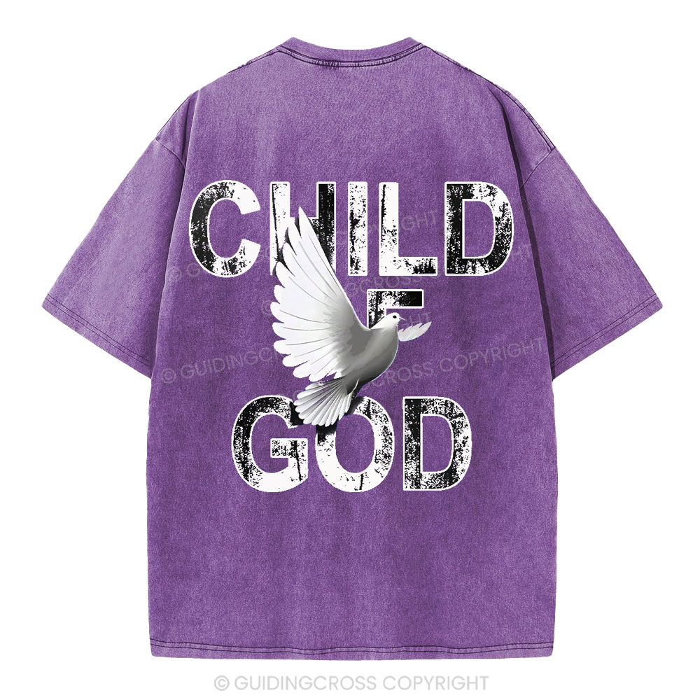Child Of God Christian Washed T-Shirt