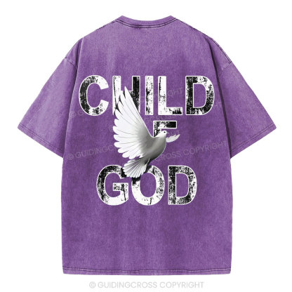 Child Of God Christian Washed T-Shirt