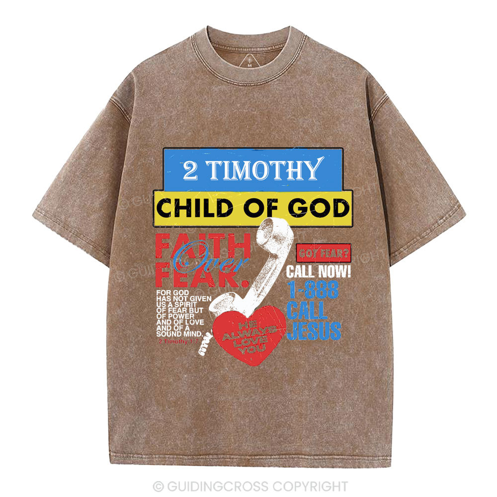 Child Of God Christian Washed T-Shirt