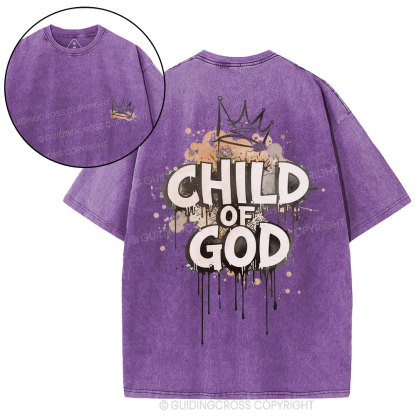 Child Of God Christian Washed T-Shirt