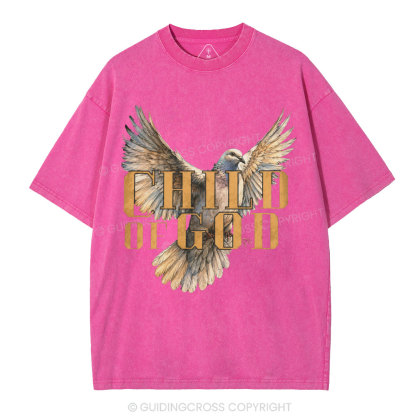 Child Of God Christian Washed T-Shirt