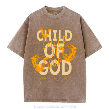 Child Of God Christian Washed T-Shirt