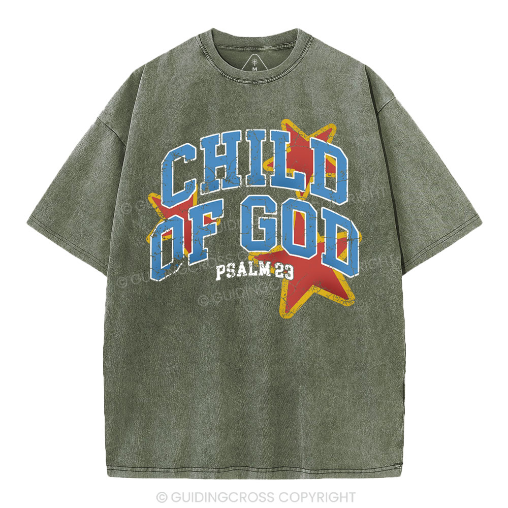 Child Of God Christian Washed T-Shirt