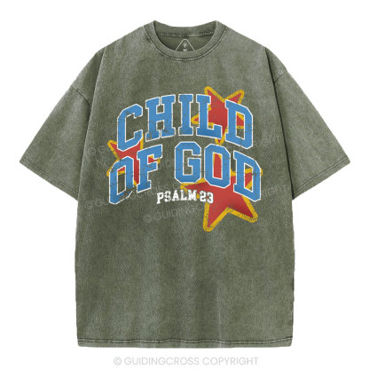Child Of God Christian Washed T-Shirt