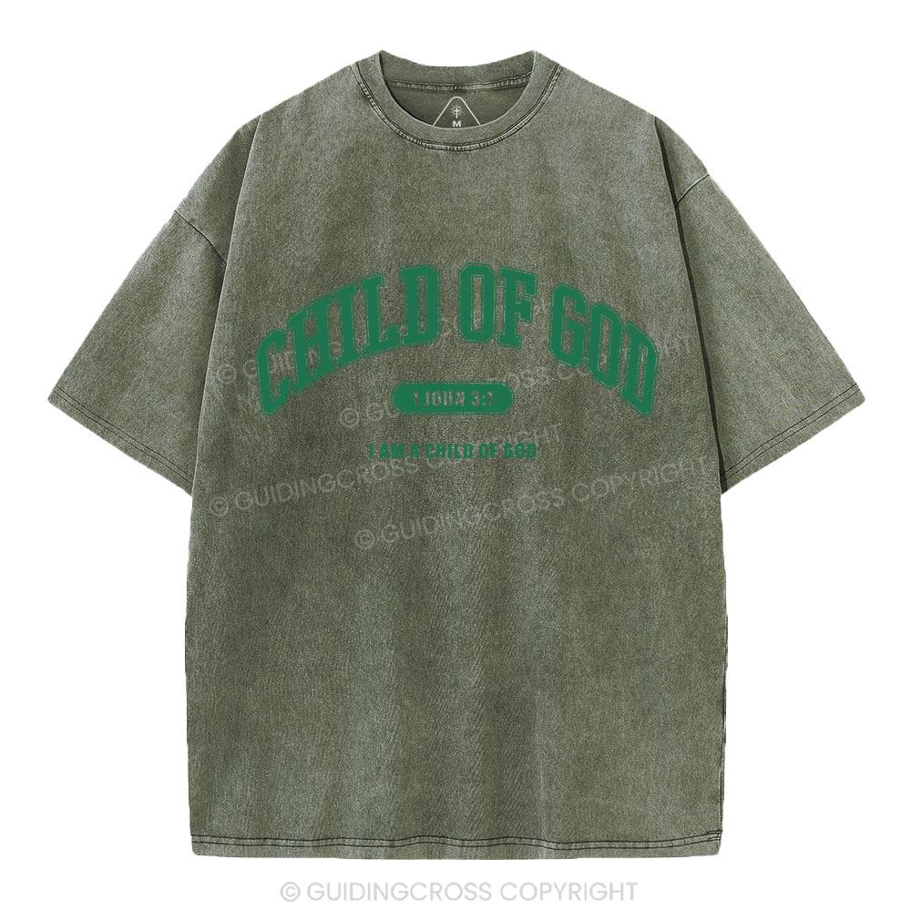 Child Of God Christian Washed T-Shirt
