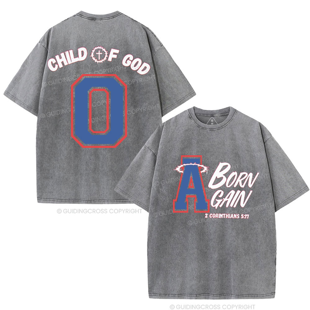 Child Of God Christian Washed T-Shirt
