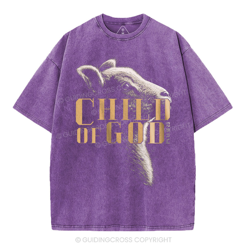 Child Of God Christian Washed T-Shirt