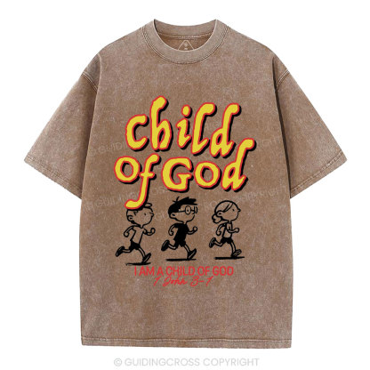 Child Of God Christian Washed T-Shirt