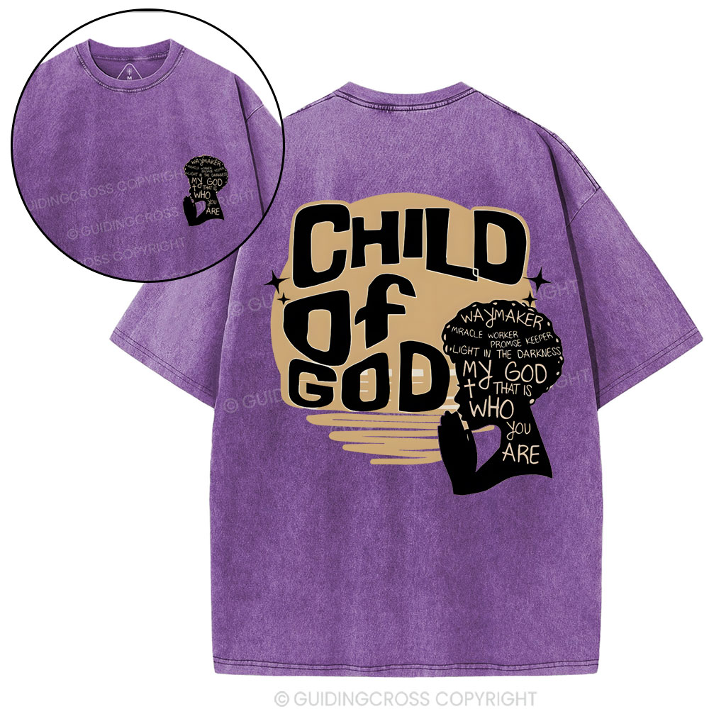Child Of God Christian Washed T-Shirt