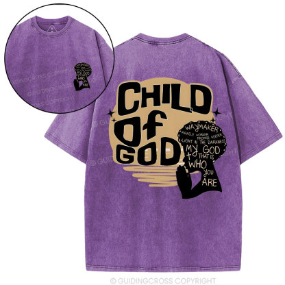Child Of God Christian Washed T-Shirt