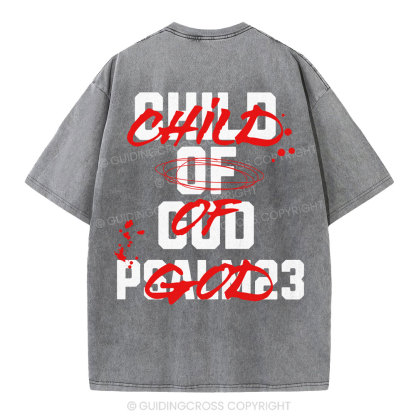 Child Of God Christian Washed T-Shirt