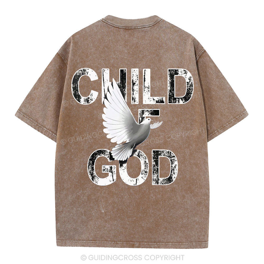 Child Of God Christian Washed T-Shirt