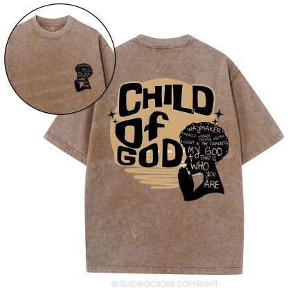 Child Of God Christian Washed T-Shirt