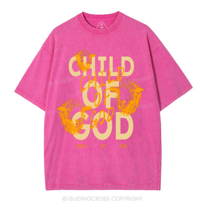 Child Of God Christian Washed T-Shirt