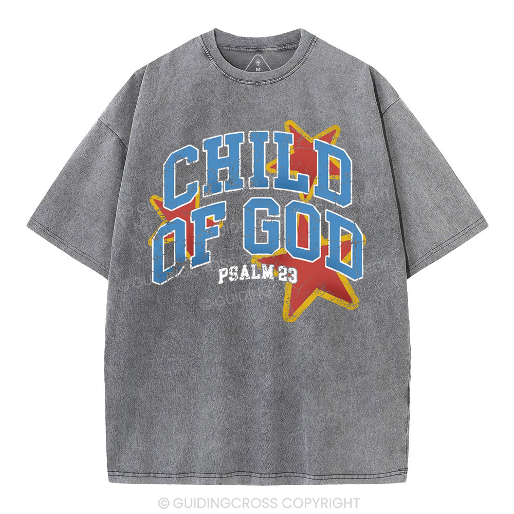 Child Of God Christian Washed T-Shirt