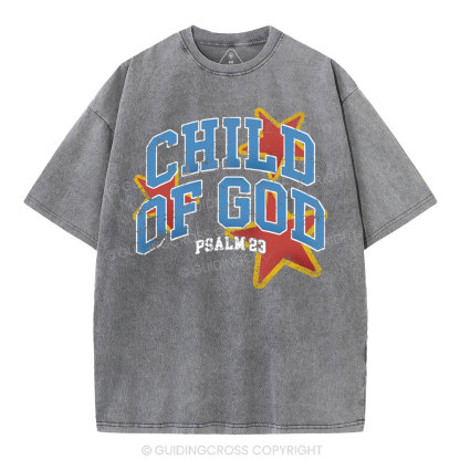 Child Of God Christian Washed T-Shirt