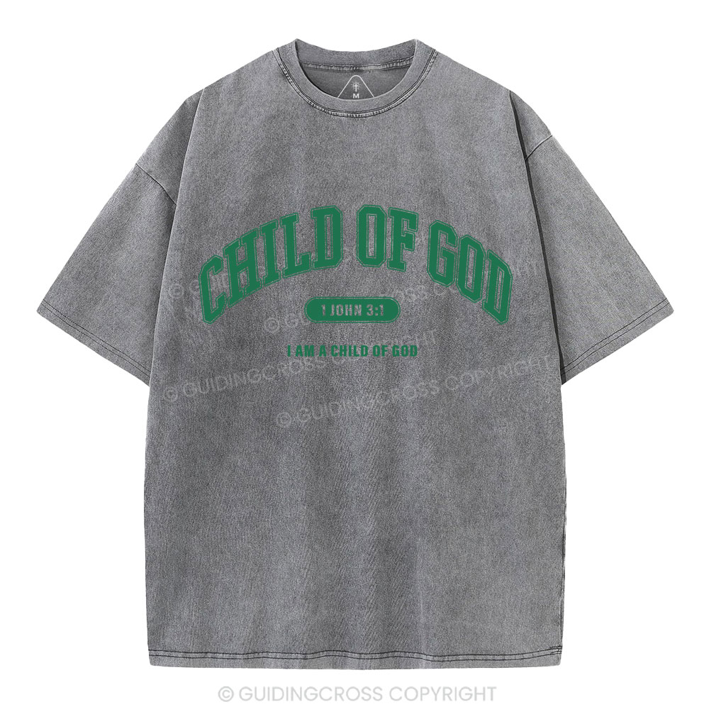 Child Of God Christian Washed T-Shirt