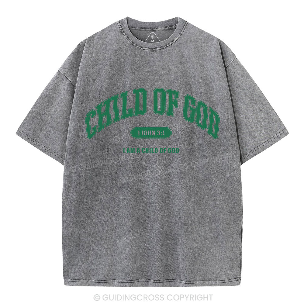 Child Of God Christian Washed T-Shirt