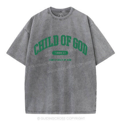 Child Of God Christian Washed T-Shirt