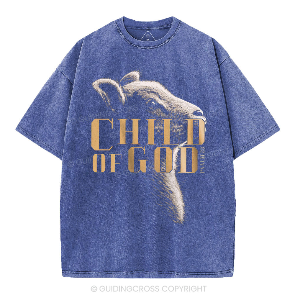 Child Of God Christian Washed T-Shirt