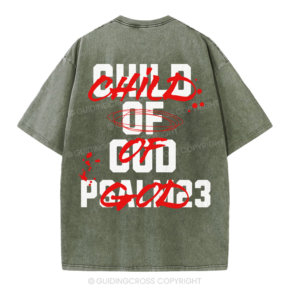 Child Of God Christian Washed T-Shirt