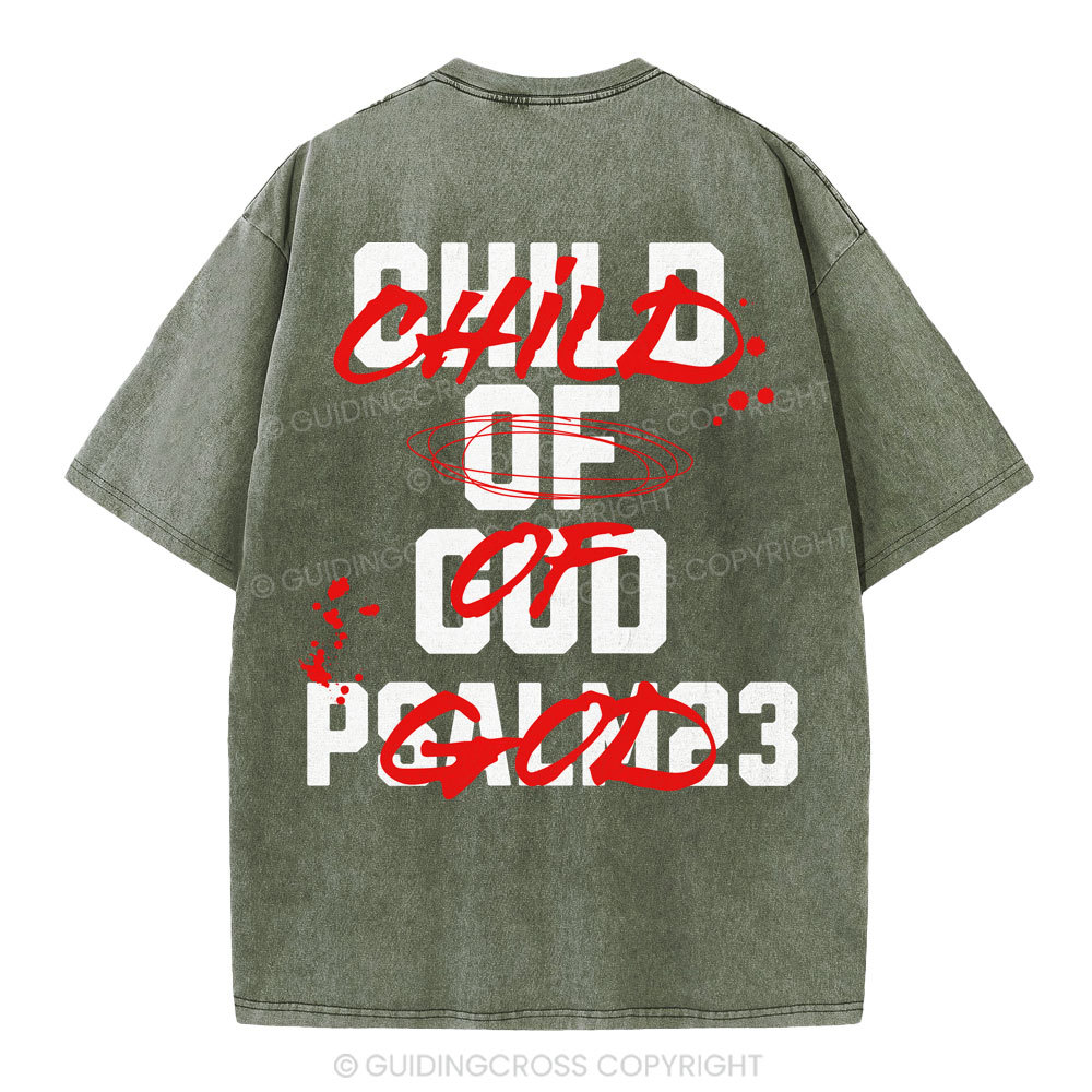 Child Of God Christian Washed T-Shirt