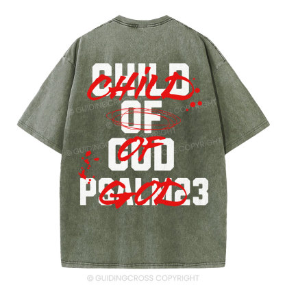 Child Of God Christian Washed T-Shirt