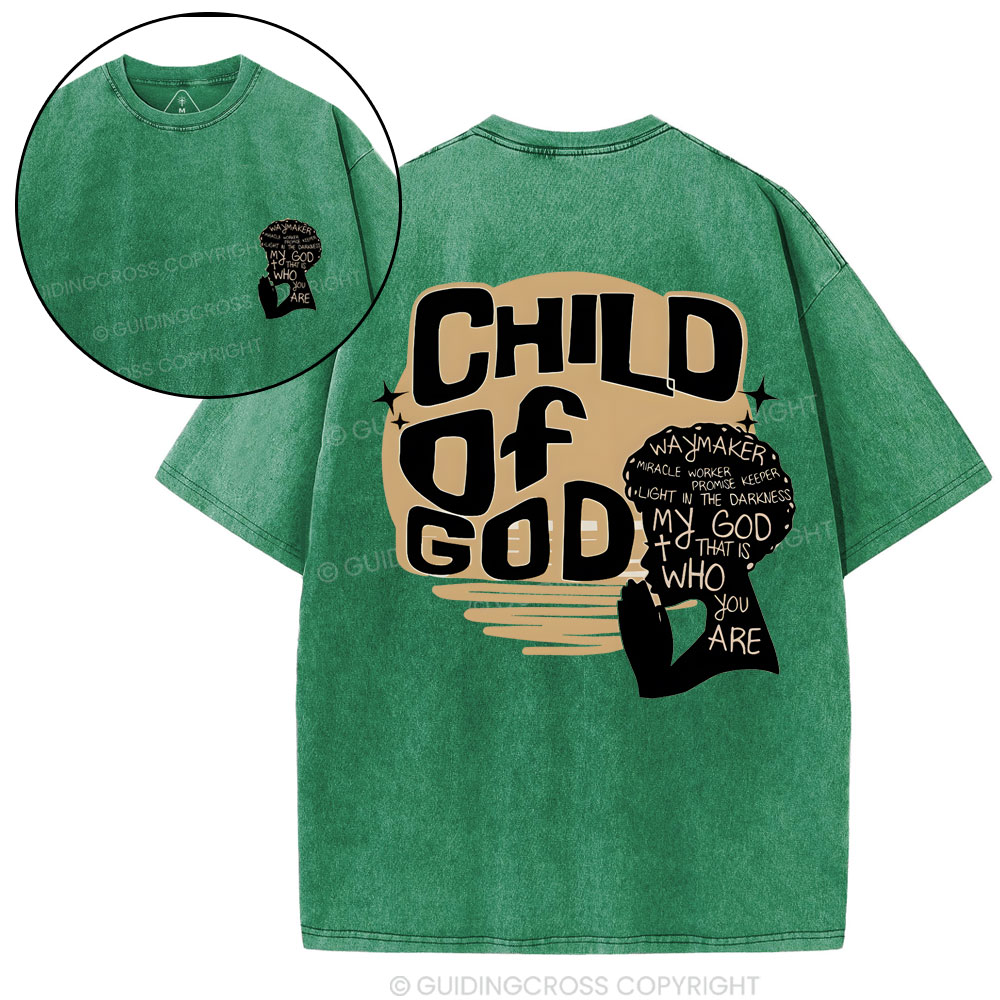 Child Of God Christian Washed T-Shirt