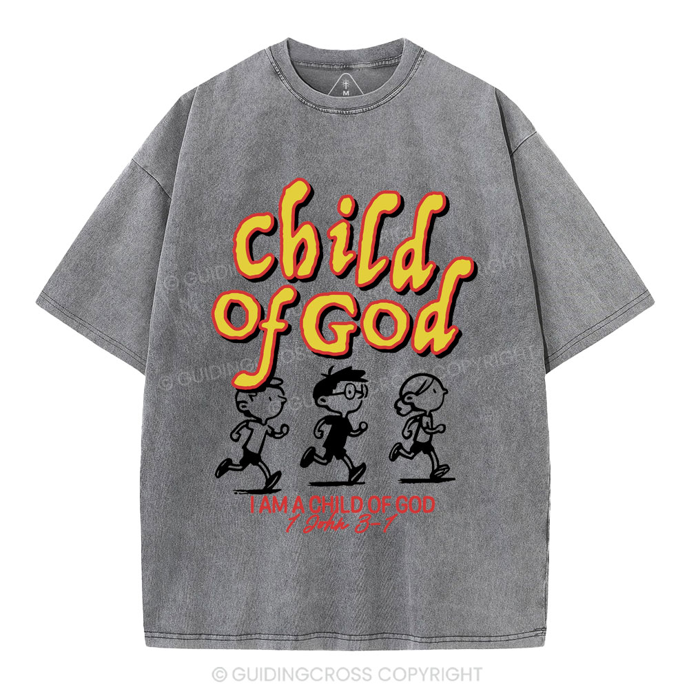 Child Of God Christian Washed T-Shirt