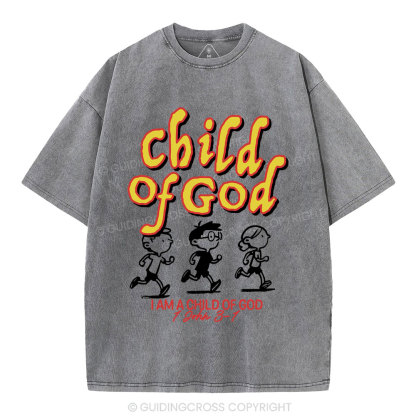 Child Of God Christian Washed T-Shirt