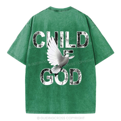 Child Of God Christian Washed T-Shirt