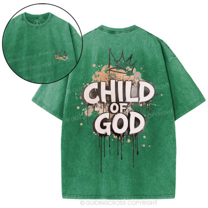 Child Of God Christian Washed T-Shirt