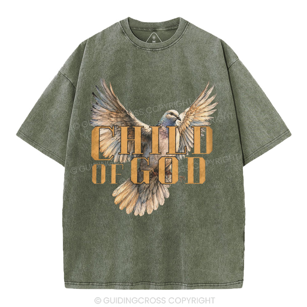 Child Of God Christian Washed T-Shirt