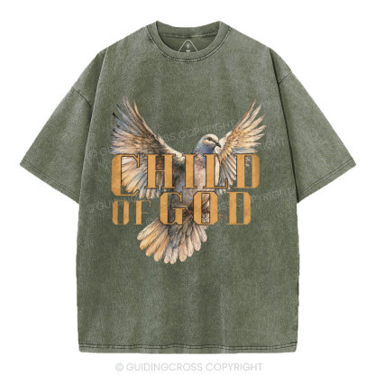 Child Of God Christian Washed T-Shirt